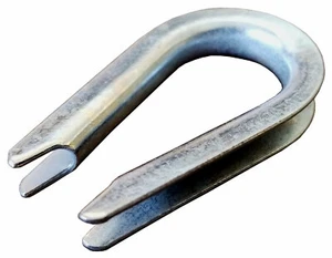 Thimbles for 3/32" to 3/8" Steel Aircraft Cable Wire Rope - Thimbles in Bulk lot - Picture 1 of 4