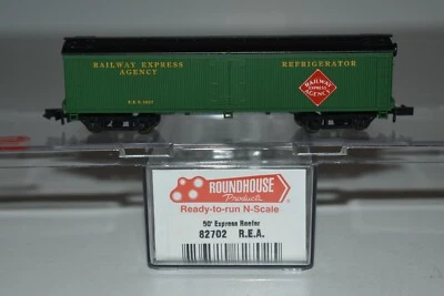 Frigorífico N Roundhouse 82702 Railway Express Agency 50' puerta única 1827 C18095 Foto 1 de 2