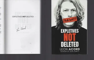 Expletives Not Deleted / SIGNED / Leon Accord / NOT Personalized! Gay Interest - Picture 1 of 5