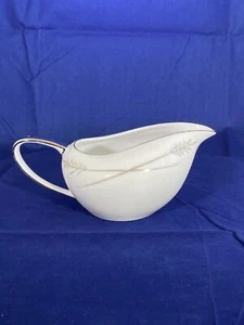 Vintage MCM Mikasa Fine China Japan Grace-Ine 8203 Creamer Silver Wheat  - Picture 1 of 9