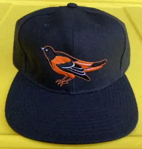 Cappello Berretto SnapBack Baltimore Orioles New Era Modello Pro MLB Misto Lana Nuovo senza etichette Vintage - Foto 1 di 7
