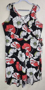 Abito Masseys lunghezza ginocchio floreale scollo a V taglia 2X - Foto 1 di 3