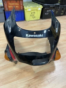 2000 KAWASAKI ZZR1100 ZX1100 ZZR ZX 1100 NOSE CONE  HEADLIGHT SURROUND COWL OEM - Picture 1 of 24