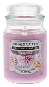 Sugared Blossom Yankee Candle HOME INSPIRATION Fragranced Scented Candle 538g - Picture 1 of 4