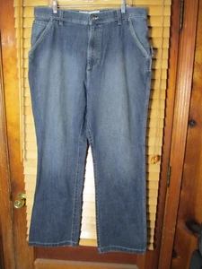 Canyon River Blues Regular Straight Men's 36x33 Denim Carpenter Jeans Dark Wash - Picture 1 of 8