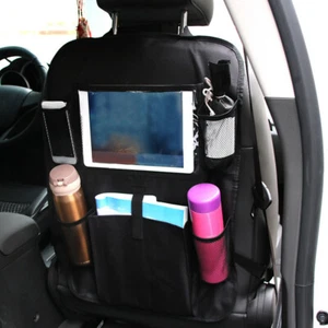 Soporte organizador de asiento trasero de coche bolsa de almacenamiento de múltiples bolsillos accesorios interiores - Imagen 1 de 12
