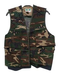 New - Game Winner Sportswear Bird Hunting Vest - Mens Size L - Camo - 3 buttons - Picture 1 of 9