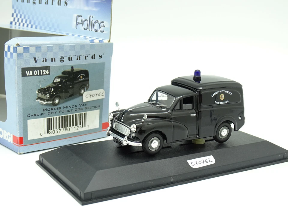 Vanguards 1/43 - Morris Minor Furgone Sezione Cani Polizia - Immagine 1 di 1