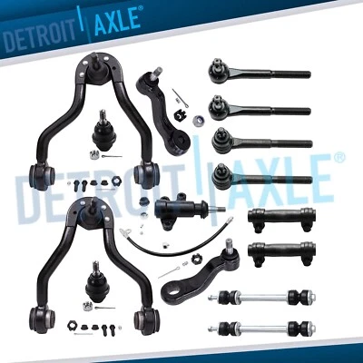 15pc Front Upper Control Arm Ball Joint Sway Bar for Chevy GMC K1500 Tahoe Yukon - Image 1 of 4
