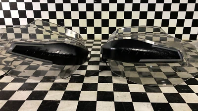 Ski-Doo REV Gen 5 Gen 4 NEO LED Black Clear Transparent Handguard Deflector Set - Image 1 of 4