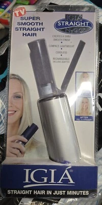 RARE Igia Travel Curling Curler Iron Curl N GO Cordless Rechargeable Sealed Pack - Изображение 1 из 2