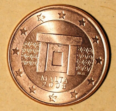 monnaie  Malte, 5 cent  Euro, 2008, SUP,  cc49 - Photo 1/2