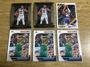 Lotto 6 carte Donovan Mitchell Utah Jazz - Foto 1 di 1