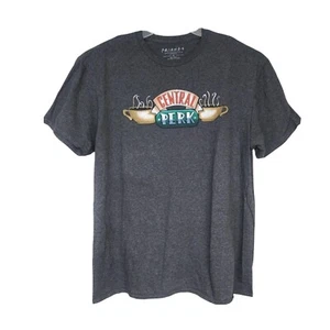 Friends The Series Show Mens T Shirt Size XL Gray Central Perk Logo Graphic Tee - Foto 1 di 4