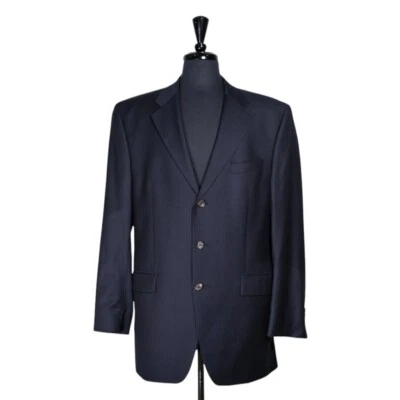 Blazer Ralph Lauren Para Hombres Azul Marino Lana Cachemira 3 Botones Chaqueta Abrigo Deportivo 43L Foto 1 de 4