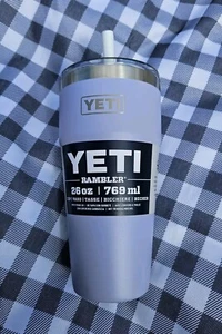 Yeti Rambler tazza di paglia 26 oz / 769 ml cosmic lilla NUOVO - Foto 1 di 2