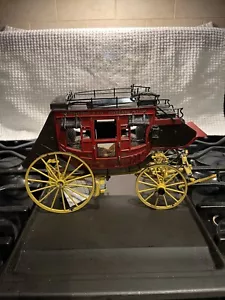Franklin Mint Wells Fargo Stagecoach-Diecast Metal 1:16 See Description - Picture 1 of 12