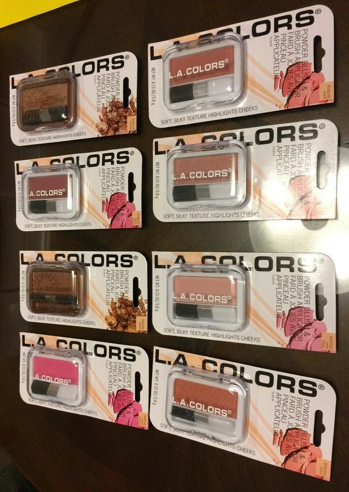 LA COLORS Powder Blush or Bronzer – New & Sealed w/ Brush – You Choose - Image 1 of 1