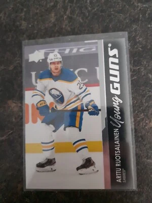 2021-22 Upper Deck Series 1 Young Guns Arttu Ruotsalainen YG RC Card# 221 - Image 1 of 2