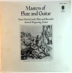 HANS MARTIN LINDE / KONRAD RAGOSSNIG - Masters of Flute & Guitar (VINYL LP 1972) - Picture 1 of 1