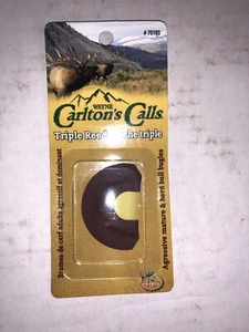 Wayne Carlton's Calls: Triple Reed Anche Triple #70183 BRAND NEW - Picture 1 of 2