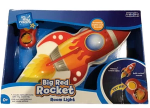 Big Red Rocket Room Light. Soothing Lights & Sounds. New In Box. Ages 0+. - Picture 1 of 5