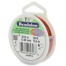 Beadalon® 7 Strand Bead Stringing Wire, many colors and sizes Made in USA