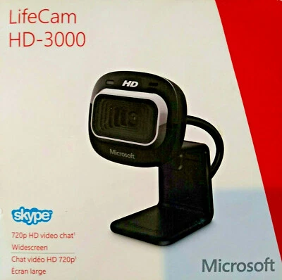 Microsoft HD-3000 LifeCam Skype 720p HD Video Chat Widescreen Open Box - Изображение 1 из 4