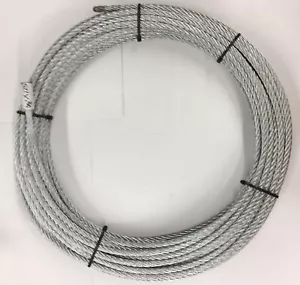 Línea de servicio de agua Cortadora Extractor Cable de reemplazo de tubería sin zanja 3/8 "x125' - Imagen 1 de 7
