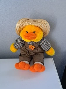 Walmart 18 Zoll Bauer Herbst Ente Plüsch mit Strohhut Overall Stofftier Spielzeug - Bild 1 von 3