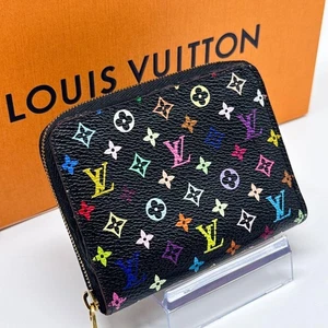 LOUIS VUITTON Monogram Zippy Geldbörse Münzbörse Mehrfarbig - Bild 1 von 9