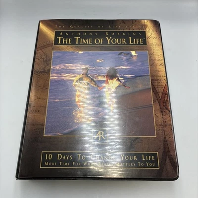 Полный комплект аудиокассет Tony Robbins "Time of Your Life" с рабочими тетрадями и видеокассетами - Изображение 1 из 4