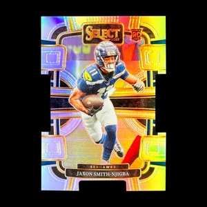 JAXON SMITH-NJIGBA NOVATO REFRACTOR PLATEADO HOLO Prizm No Automático - SEAHAWKS - Imagen 1 de 6