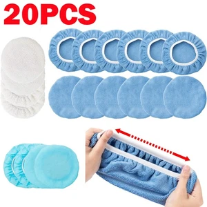 20 Pieces Polishing Bonnet Buffer Pads Soft Wool For 5-6" inch Car Polisher - Picture 1 of 6