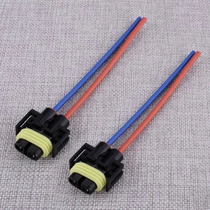 2x Car H11 Female Wire Pigtail Harness Plug Fog Lamp Connector Adapter Socket - Picture 1 of 5