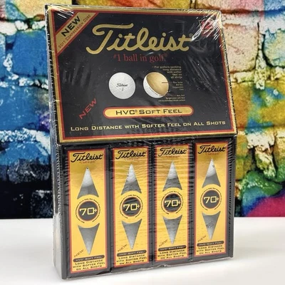 全新 Titleist HVC Soft Feel 70+ One Dozen 12 高尔夫球 长距离密封 #1 — 第 1/4 张图片