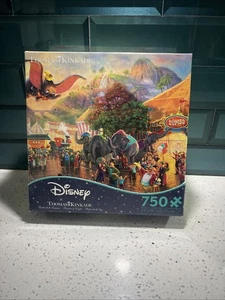 Disney x Thomas Kinkade Dumbo 750 Piece Puzzle - Picture 1 of 8