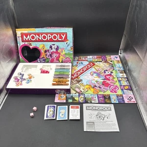 Monopoly MY LITTLE PONY 2013 Board Game Complete 6 Collectible Tokens Good Cond. - Picture 1 of 5