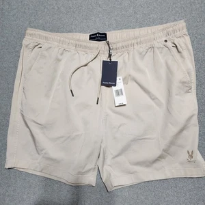 Psycho Bunny Shorts Men's XXL Drawstring Pockets 7" Pull On Stretch Logo NWT $95 - Picture 1 of 15