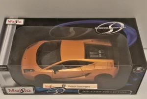 Maisto 1/18 scale 2007 Lamborghini Gallardo Superleggera - orange, NEW IN BOX - Picture 1 of 4