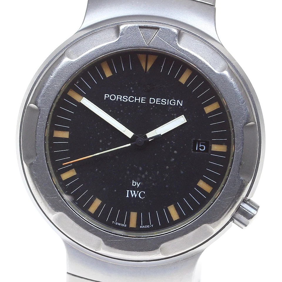 Porsche Design by IWC Ocean 2000 3524 Datum schwarzes Zifferblatt Automatik Herren_821646 - Bild 1 von 4