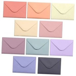 100-Count Mini Envelopes - Paper Business Card Envelopes, 10 Pastel Colors, 4 - Picture 1 of 8