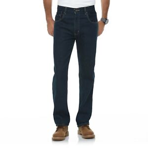 Men's Regular Fit  Jeans Black  Size 38 X 30 Outdoor Life