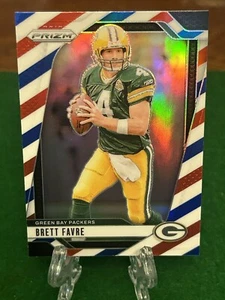 2024 Panini Prizm - Red White & Blue Prizm #110 Brett Favre - Picture 1 of 2
