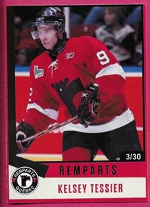 2022 Quebec Remparts 25th Anniversary KELSEY TESSIER #47 Red 3/30