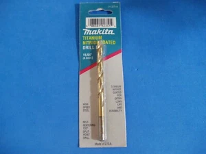 MAKITA 15/64" TITANIO ALTA VELOCIDAD ACERO BROCA HSS HECHA EN EE. UU. - Imagen 1 de 1