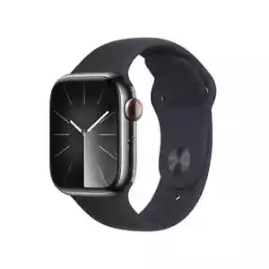Apple Watch Series 9 GPS + Cellular, 41mm MRJ83QA/A Graphitgehäuse Sportarmband S/M - Bild 1 von 12