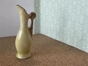 Miniature ceramic Slim Pitcher gold trim - Picture 1 of 6