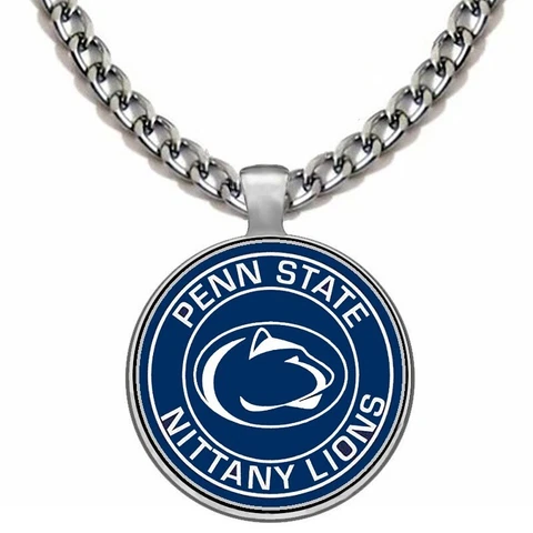 Penn State Nittany Lions Mens Womens 24" Stainless Chain Pendant Necklace D5 Cover
