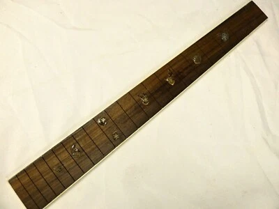 Diapasón acústico de palisandro 20 trastes escala 25-1/2" R15" encuadernación en crema   Foto 1 de 4